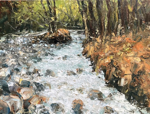 Grant Finch |Mountain Stream | McAtamney Gallery and Design Store | Geraldine NZ